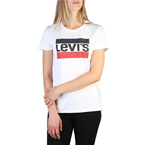 Levi's The Perfect tee T-Shirt, Sportswear Logo White, M para Mujer