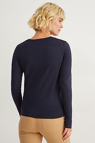 C&A Mujer Jersey Azul Oscuro L