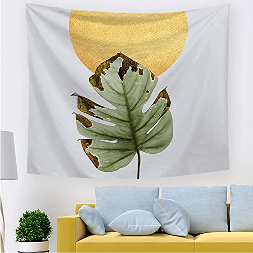 Moon tapestry Sun tapestry Tree tapestry Starry sky tapestry Mysterious leaf hippie tapestry Home decoration wall hangings A3 180x230cm